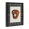 Stupell Industries Baseball Glove with Plaid Floating Frame, design by Arlington Prints